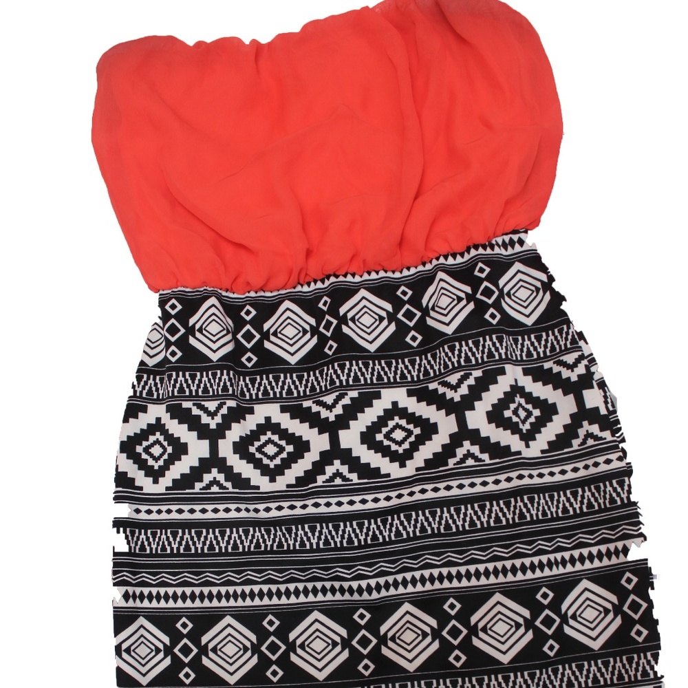 Strapless bodycon dress